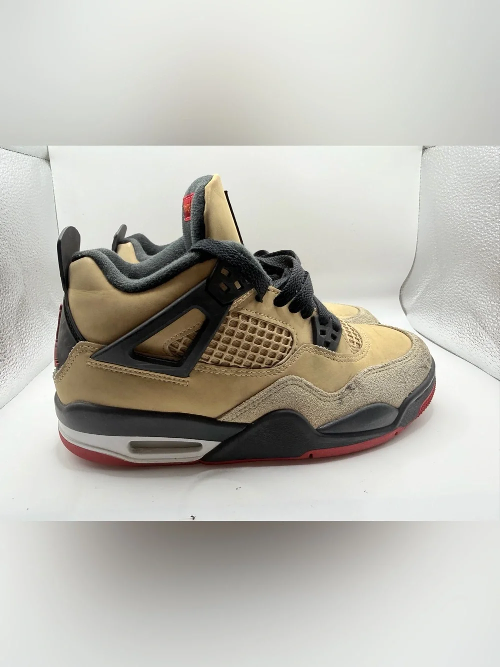 Jordan Men’s Sneakers - Tan/Black/Red